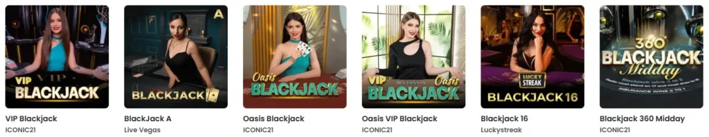 tea spins live blackjack games